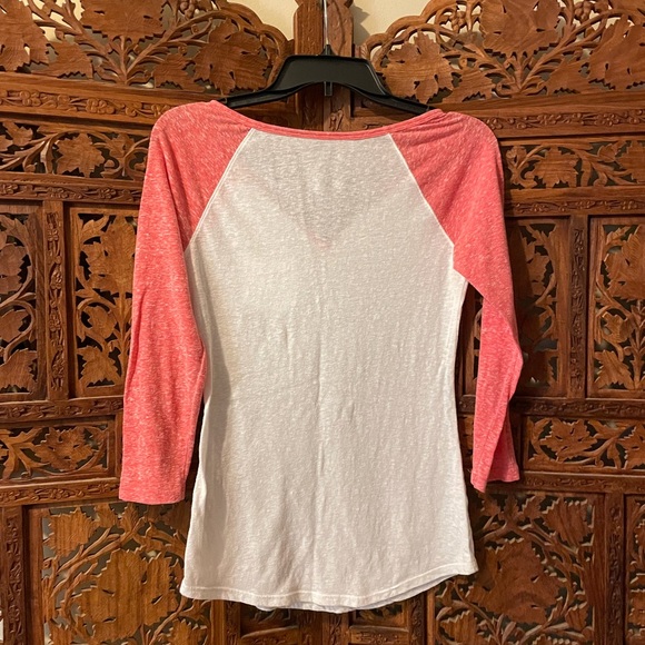 Jersey baseball shirt No Boundaries medium 7–9, 3/4 sleeve light weight fun - Picture 3 of 7